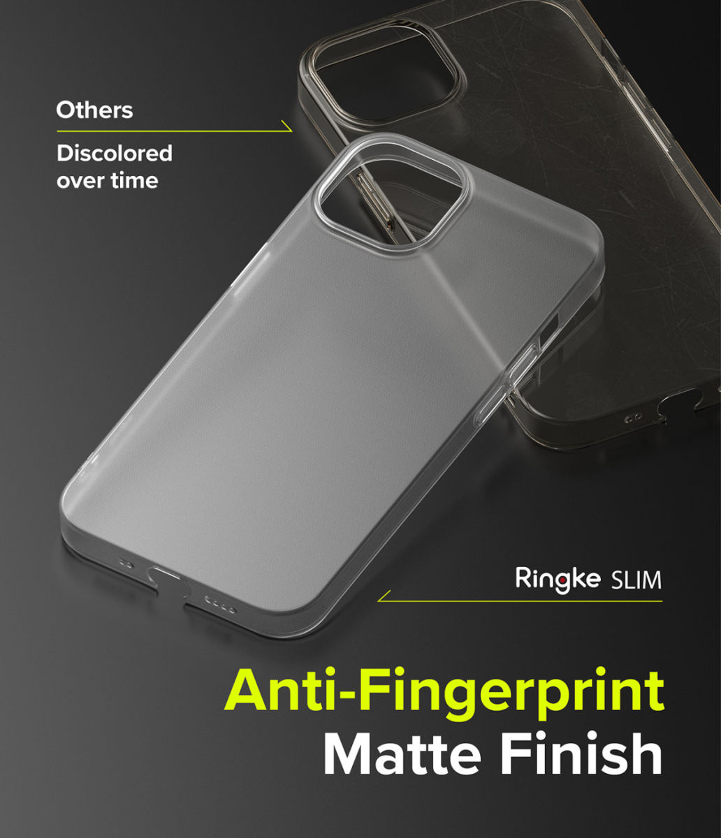 Ringke Slim Apple iPhone 13 Mini Hoesje Ultra Dun Matte Transparant afbeelding 5