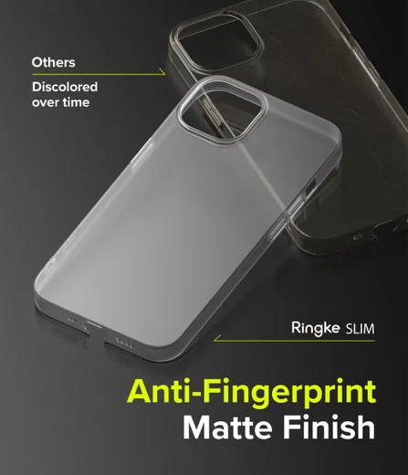 Ringke Slim Apple iPhone 13 Mini Hoesje Ultra Dun Matte Transparant afbeelding 5