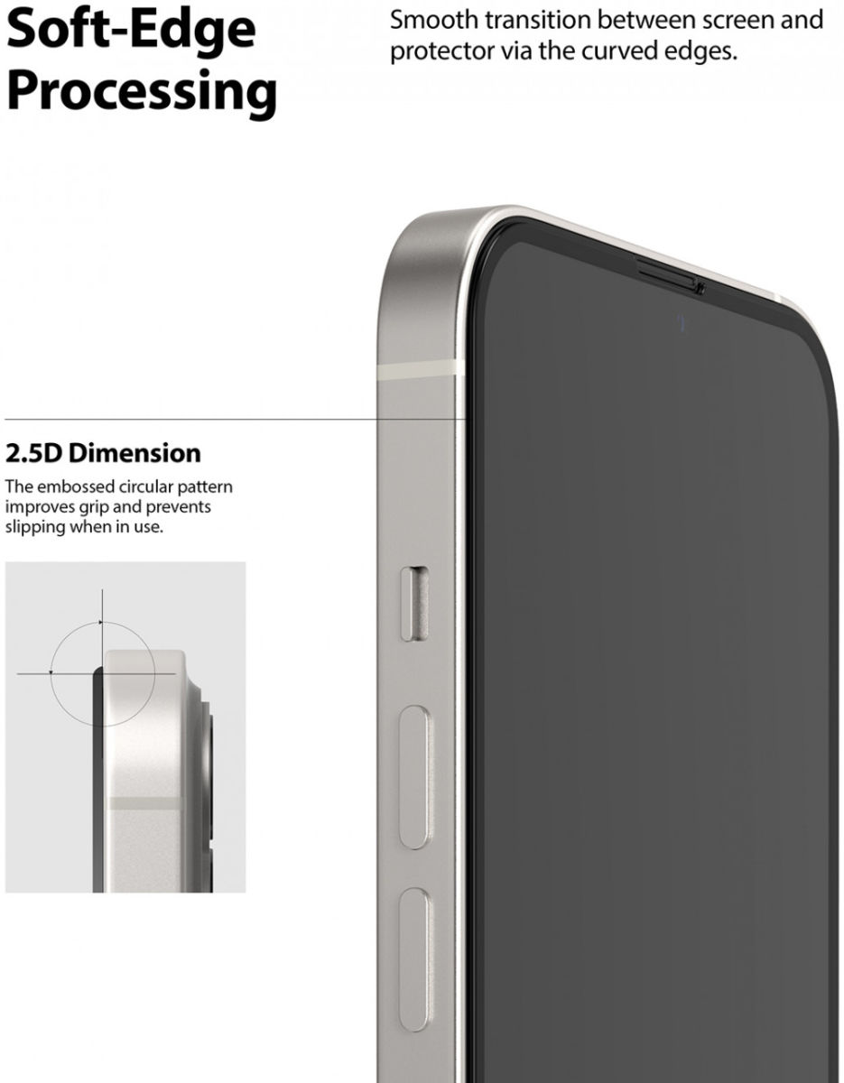 Ringke ID Glass Apple iPhone 13 Mini Screen Protector Tempered Glass afbeelding 7