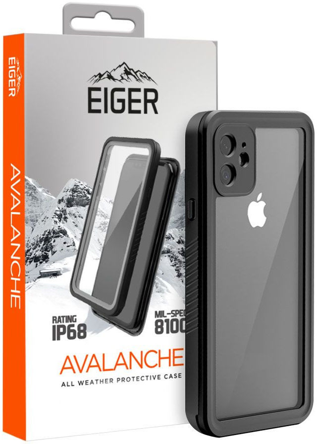 Eiger Avalanche Apple iPhone 11 Waterdicht Hoesje Zwart afbeelding 1