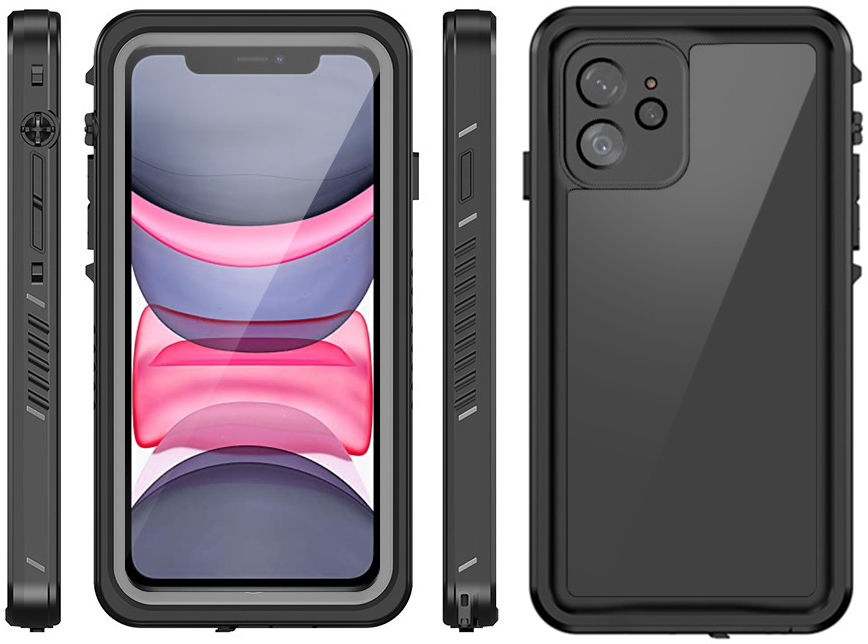 Eiger Avalanche Apple iPhone 11 Waterdicht Hoesje Zwart afbeelding 7