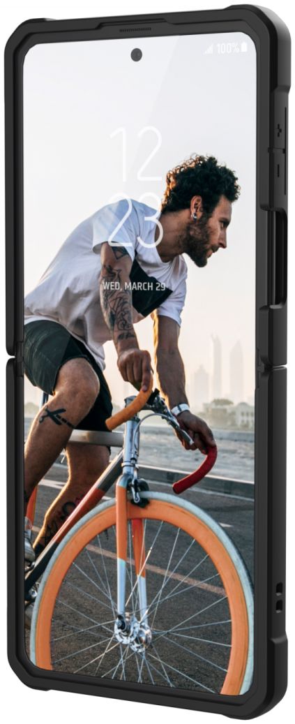 Urban Armor Gear Civilian Serie Samsung Galaxy Z Flip 3 Hoesje Zwart afbeelding 5