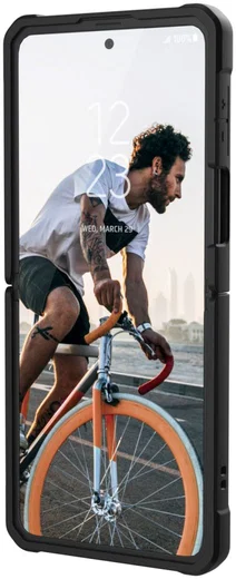 Urban Armor Gear Civilian Serie Samsung Galaxy Z Flip 3 Hoesje Zwart afbeelding 5