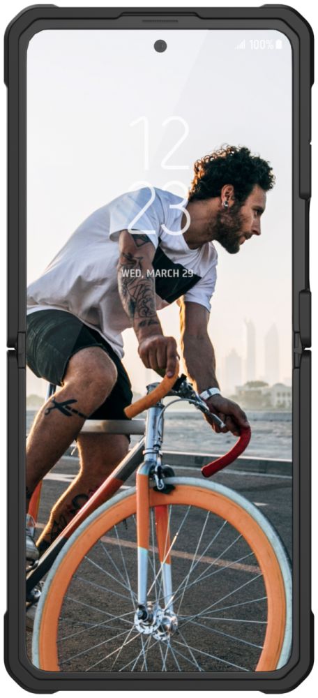 Urban Armor Gear Civilian Serie Samsung Galaxy Z Flip 3 Hoesje Zwart afbeelding 6