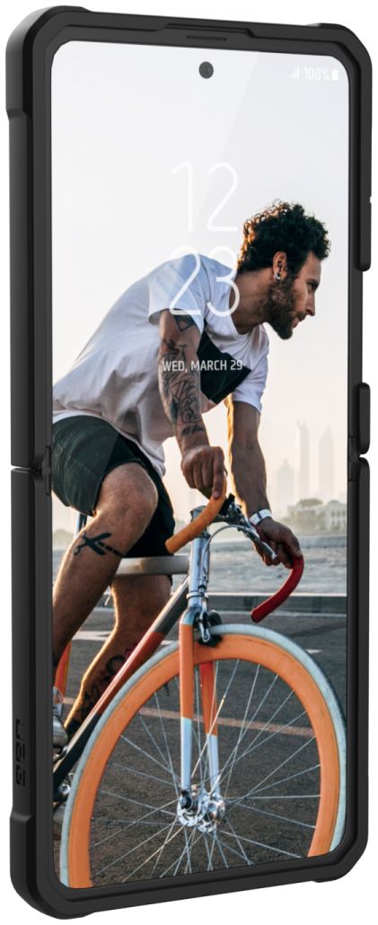 Urban Armor Gear Civilian Serie Samsung Galaxy Z Flip 3 Hoesje Zwart afbeelding 4