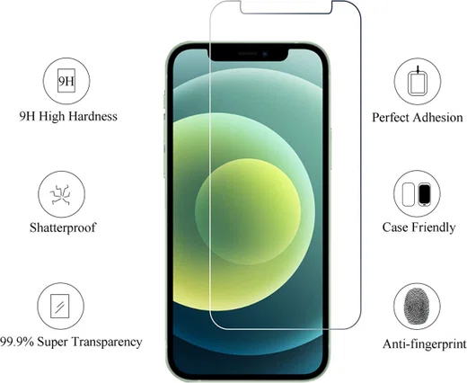Apple iPhone 13 Mini Screen Protector 0.25mm Volledig Dekkend afbeelding 2