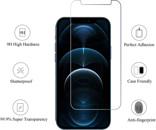 Apple iPhone 13 / 13 Pro Screen Protector 0.25mm Volledig Dekkend afbeelding 2