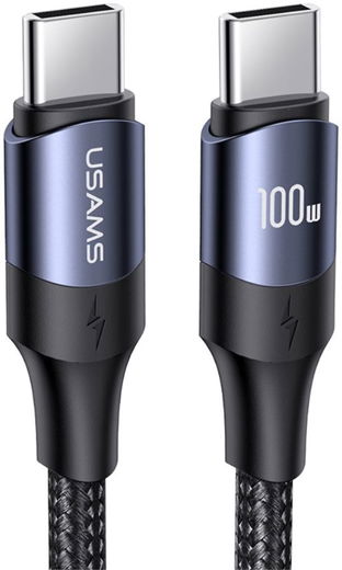 Fast Charge 100W PD USB-C Snellaad Kabel 5A Gevlochten Nylon 3 Meter afbeelding 1