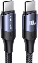 Fast Charge 100W PD USB-C Snellaad Kabel 5A Gevlochten Nylon 3 Meter afbeelding