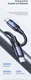 Fast Charge 100W PD USB-C Snellaad Kabel 5A Gevlochten Nylon 2 Meter afbeelding 2