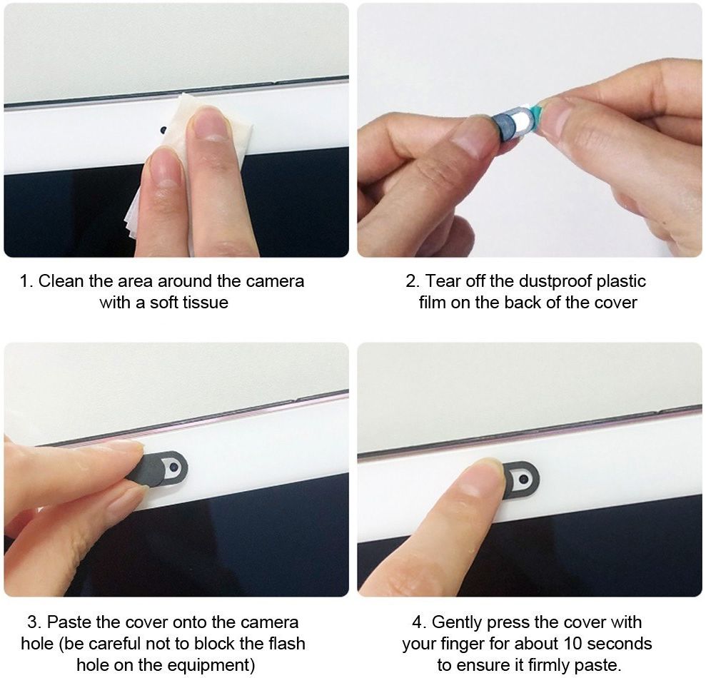 WebCam/Camera Cover voor Smartphone/MacBook/iPad/Tablet/Laptop 6-Pack afbeelding 8