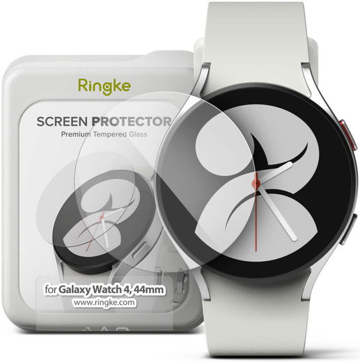 Ringke ID - Glass Samsung Galaxy Watch 4 44MM Screen Protector (4-Pack) afbeelding 1