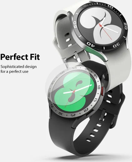 Ringke Bezel Styling Samsung Galaxy Watch 4 44MM Screen Protector (4P) afbeelding 5