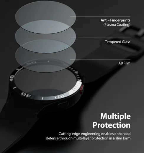 Ringke Bezel Styling Samsung Galaxy Watch 4 44MM Screen Protector (4P) afbeelding 6