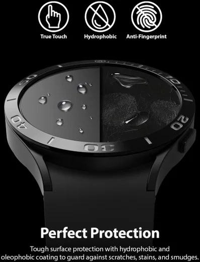 Ringke Bezel Styling Samsung Galaxy Watch 4 44MM Screen Protector (4P) afbeelding 8