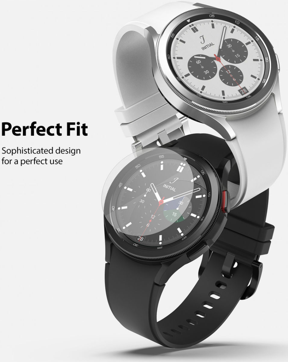 Ringke ID - Samsung Galaxy Watch 4 Classic 46MM Screen Protector 4-Pack afbeelding 4
