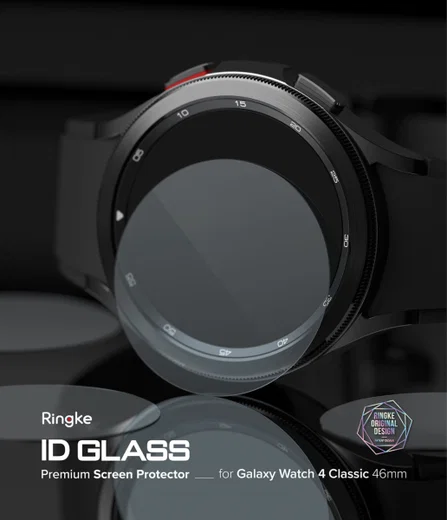 Ringke ID - Samsung Galaxy Watch 4 Classic 46MM Screen Protector 4-Pack afbeelding 9