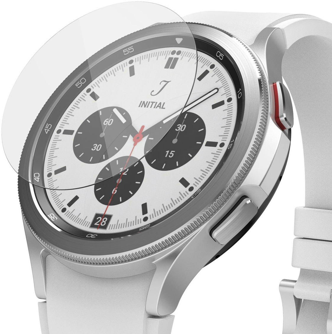 Ringke ID - Samsung Galaxy Watch 4 Classic 46MM Screen Protector 4-Pack afbeelding 2