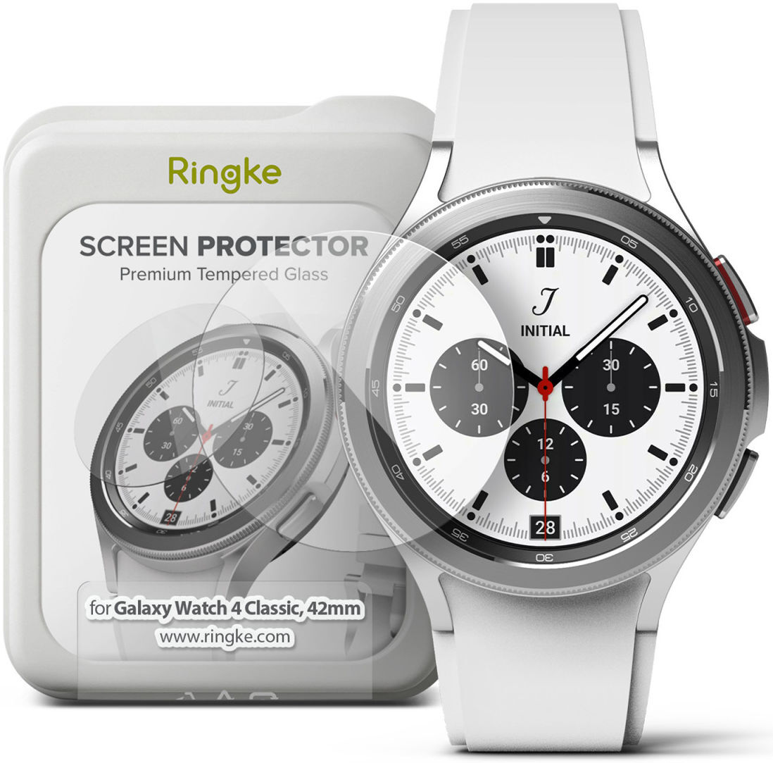 Ringke ID - Samsung Galaxy Watch 4 Classic 42MM Screen Protector 4-Pack afbeelding 1