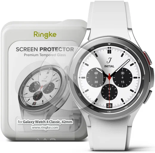 Ringke ID - Samsung Galaxy Watch 4 Classic 42MM Screen Protector 4-Pack afbeelding 1