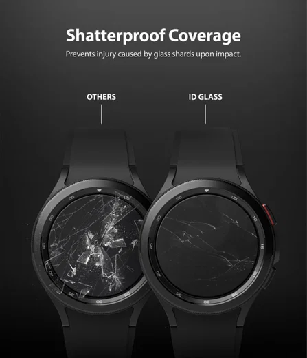 Ringke ID - Samsung Galaxy Watch 4 Classic 42MM Screen Protector 4-Pack afbeelding 8