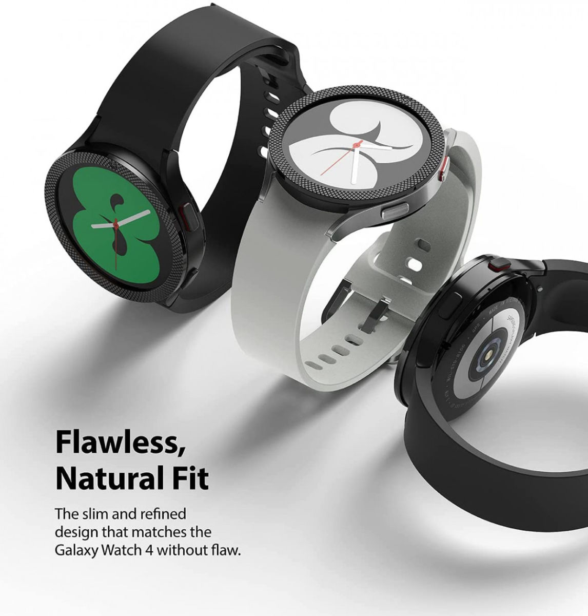 Ringke Bezel Styling - Galaxy Watch 4 40MM Randbeschermer - Zwart afbeelding 3