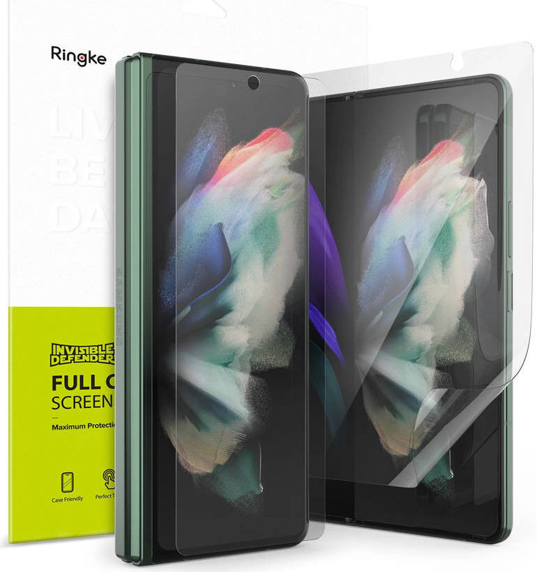 Ringke ID Glass Samsung Galaxy Z Fold 3 Screen Protector Display Folie afbeelding 1