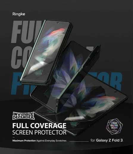 Ringke ID Glass Samsung Galaxy Z Fold 3 Screen Protector Display Folie afbeelding 3