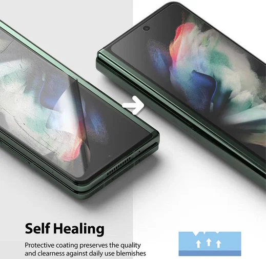 Ringke ID Glass Samsung Galaxy Z Fold 3 Screen Protector Display Folie afbeelding 7