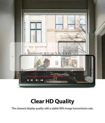 Ringke ID Glass Samsung Galaxy Z Fold 3 Screen Protector Display Folie afbeelding 8