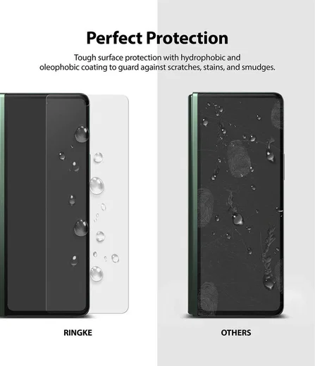 Ringke ID Glass Samsung Galaxy Z Fold 3 Screen Protector Display Folie afbeelding 9