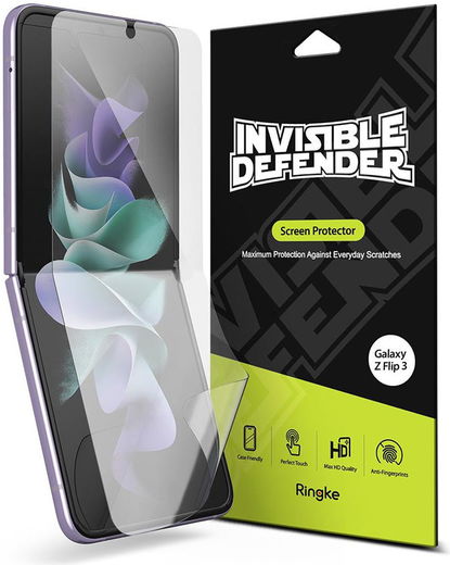 Ringke ID Glass Samsung Galaxy Z Flip 3 Screen protector Display Folie afbeelding 1