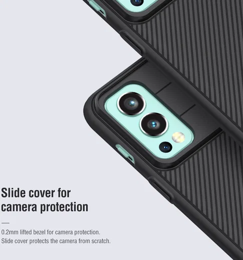 Nillkin CamShield OnePlus Nord 2 5G Hoesje met Camera Slider Zwart afbeelding 8