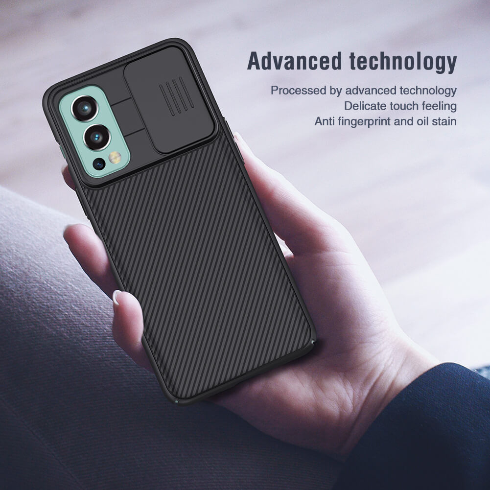 Nillkin CamShield OnePlus Nord 2 5G Hoesje met Camera Slider Zwart afbeelding 9