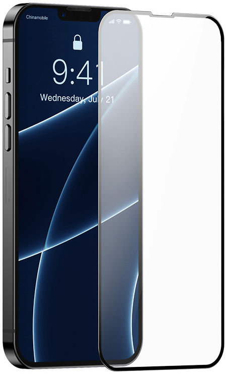 Baseus Apple iPhone 13 / 13 Pro Tempered Glass Screen Protector 2-Pack afbeelding 2