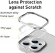 Baseus Apple iPhone 13 Pro Hoesje Back Cover TPU Transparant Grijs afbeelding 7