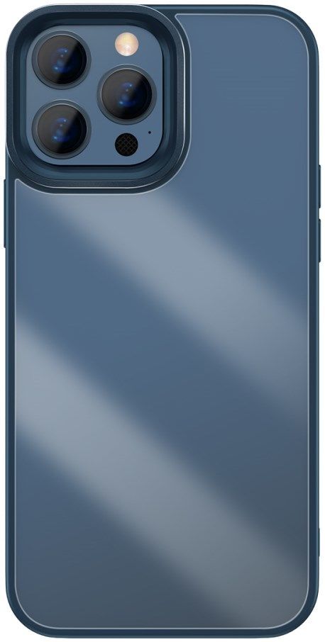Baseus Apple iPhone 13 Pro Max Hoesje TPU Back Cover Transparant/Blauw afbeelding 3