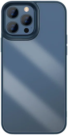 Baseus Apple iPhone 13 Pro Max Hoesje TPU Back Cover Transparant/Blauw afbeelding 3