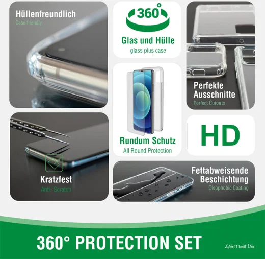4smarts iPhone 13 Pro TPU Hoesje MagSafe + Screen Protector met Frame afbeelding 3