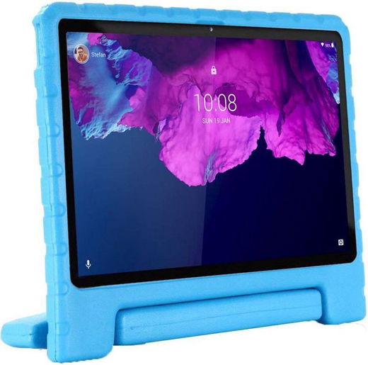 Lenovo Tab P11 / P11 Plus Kinder Tablethoes met Handvat Blauw afbeelding 2