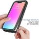 Apple iPhone 13 Pro Hoesje Volledig Schokbestendig Hybride Cover Rood afbeelding 7