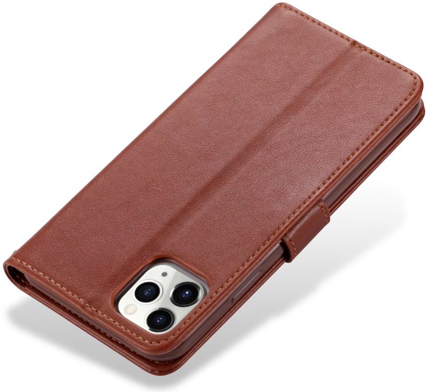 AZNS Apple iPhone 13 Mini Hoesje Wallet Book Case Kunstleer Bruin afbeelding 9