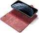 Apple iPhone 13 Pro Max Hoesje 2-in-1 Book Case en Back Cover Rood afbeelding 1
