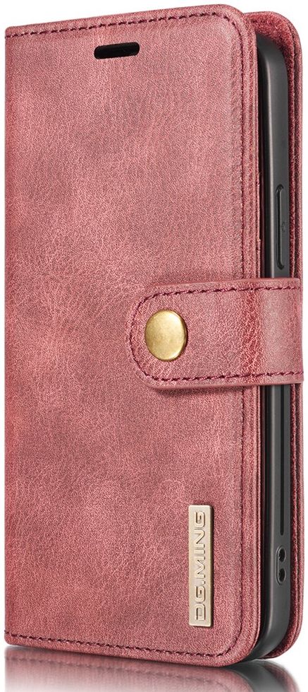 Apple iPhone 13 Pro Max Hoesje 2-in-1 Book Case en Back Cover Rood afbeelding 7
