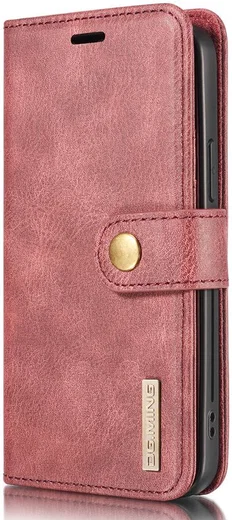Apple iPhone 13 Pro Max Hoesje 2-in-1 Book Case en Back Cover Rood afbeelding 7