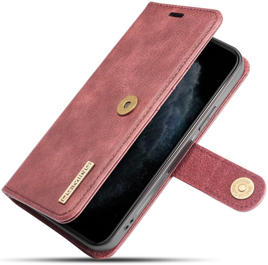 Apple iPhone 13 Pro Max Hoesje 2-in-1 Book Case en Back Cover Rood afbeelding 4