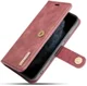Apple iPhone 13 Pro Max Hoesje 2-in-1 Book Case en Back Cover Rood afbeelding 4