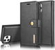 DG Ming Apple iPhone 13 Hoesje 2-in-1 Book Case en Back Cover Zwart afbeelding 6