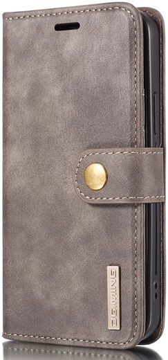 DG Ming Apple iPhone 13 Hoesje 2-in-1 Book Case en Back Cover Coffee afbeelding 8