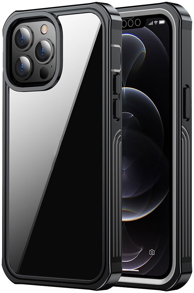 iPhone 13 Pro Hoesje Full Protect 360° Cover Schokbestendig Zwart afbeelding 15